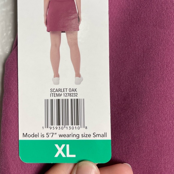 32 Degrees Cool Skort XL in Scarlet Oak - Picture 6 of 6
